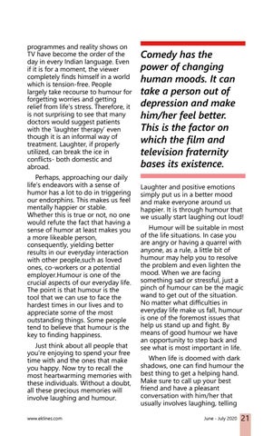 EXECUTIVE KNOWLEDGE LINES June-July 2020 第 21 页