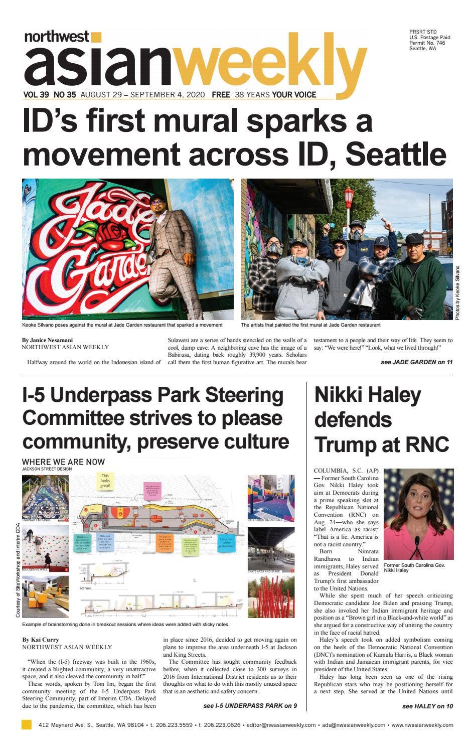 VOL 39 NO 35 | AUGUST 29 – SEPTEMBER 4, 2020 by Northwest Asian Weekly ...