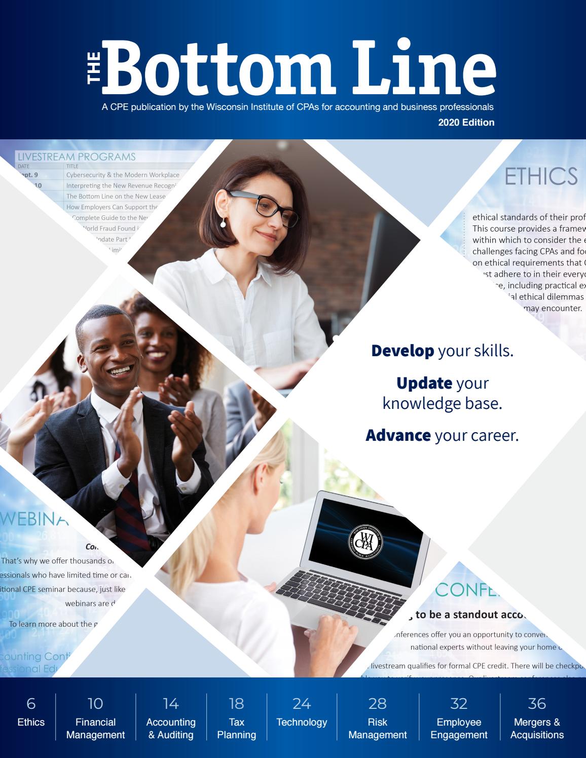 The Bottom Line, 2020 edition by WICPA - Issuu