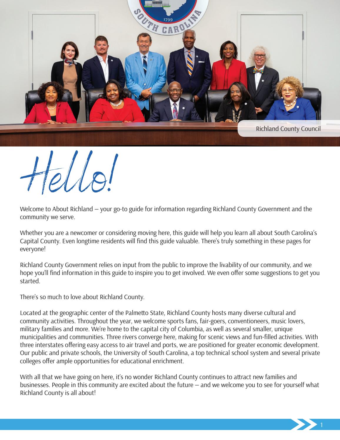 About Richland Your Guide to Richland County Government by Richland