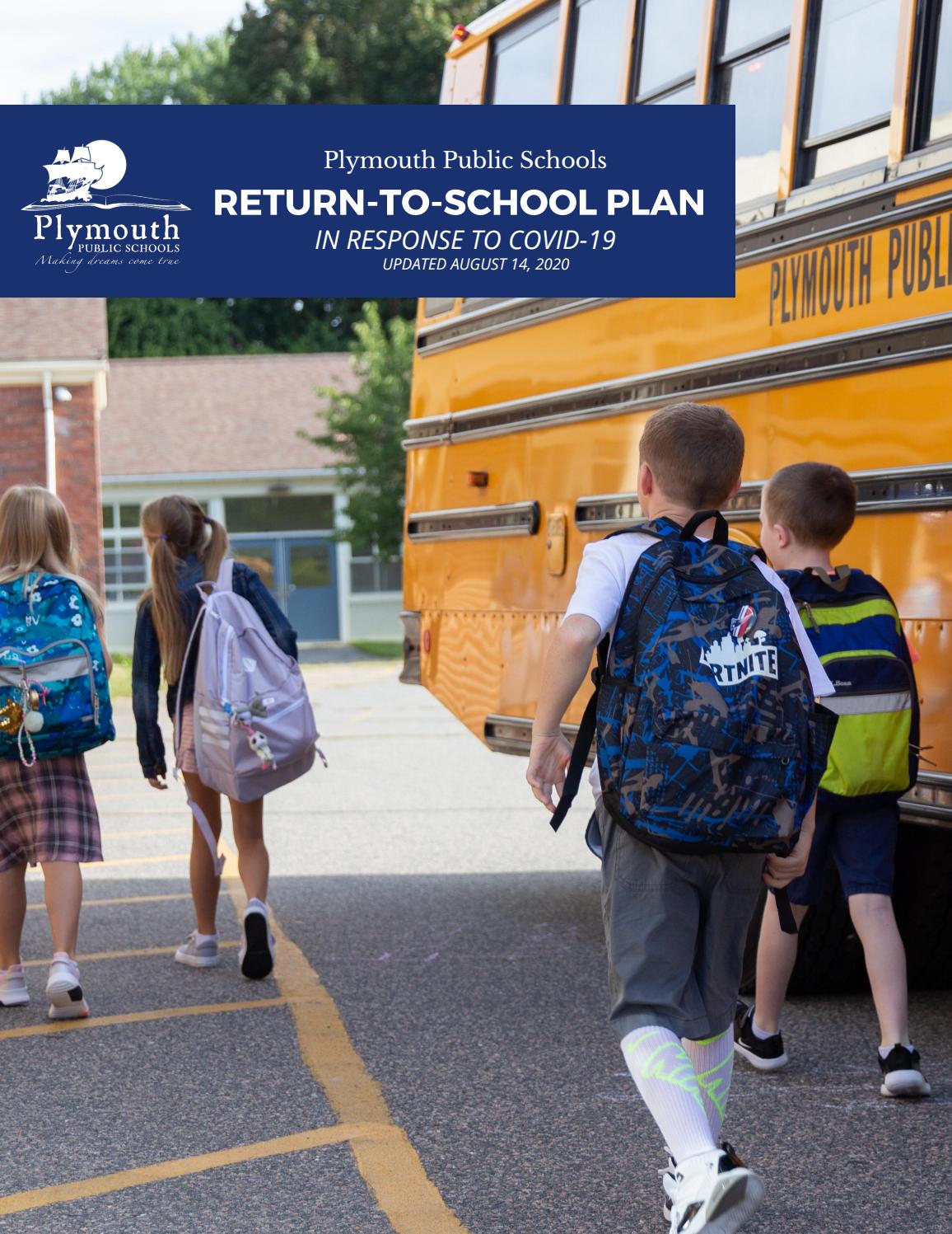 Plymouth Public Schools Return to School Plan 2020 21 By Plymouth plymouth-public-schools-return-to-school-plan-2020-21-by-plymouth