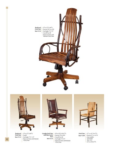 Heritage Amish Furniture 家具目录 · Hilltop Hickory 家具 2020 第 13 页