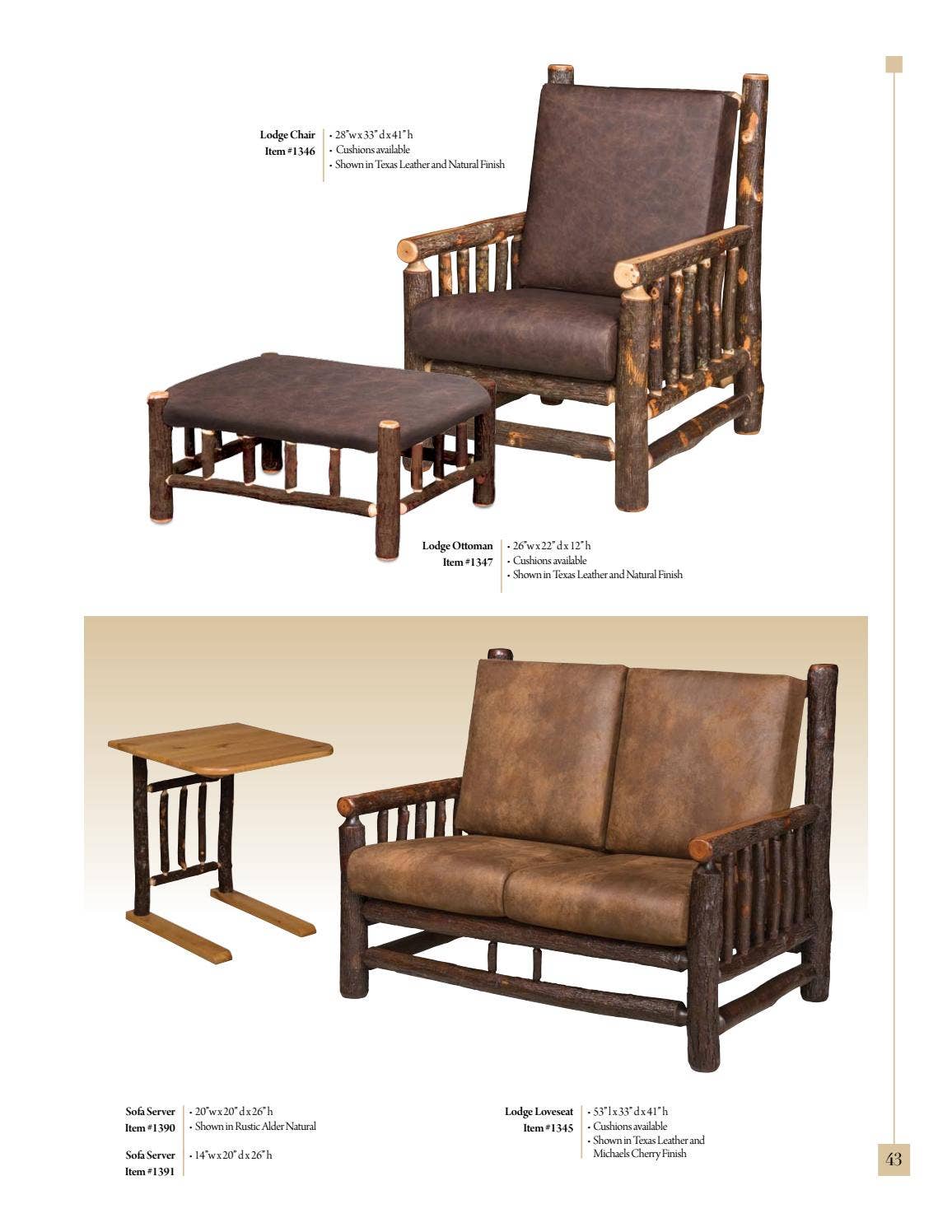 Hilltop Hickory Furniture 2020 by Heritage Amish Furniture Issuu