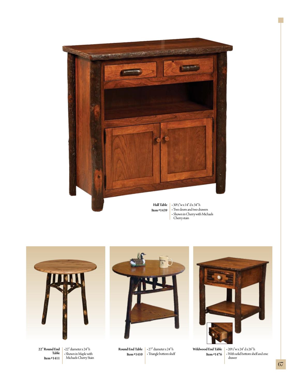 Hilltop Hickory Furniture 2020 by Heritage Amish Furniture Issuu