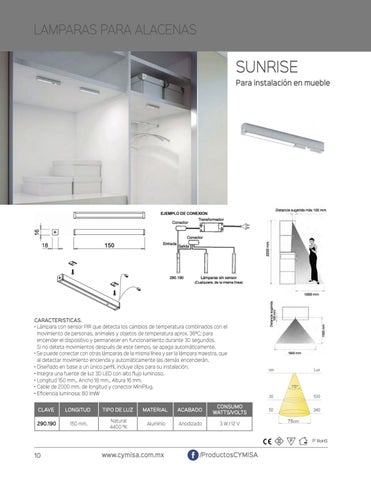 cymisa 灯饰目录 Iluminación, 德文 CYMISA. 第 10 页