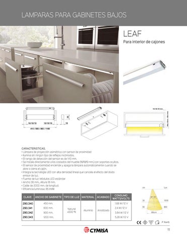 cymisa 灯饰目录 Iluminación, 德文 CYMISA. 第 11 页