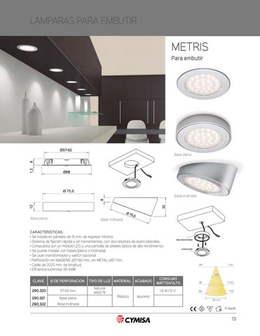 cymisa 灯饰目录 Iluminación, 德文 CYMISA. 第 13 页