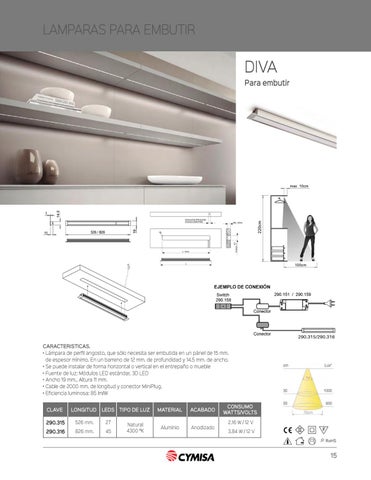 cymisa 灯饰目录 Iluminación, 德文 CYMISA. 第 15 页