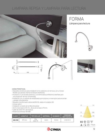 cymisa 灯饰目录 Iluminación, 德文 CYMISA. 第 19 页
