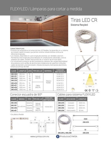 cymisa 灯饰目录 Iluminación, 德文 CYMISA. 第 20 页