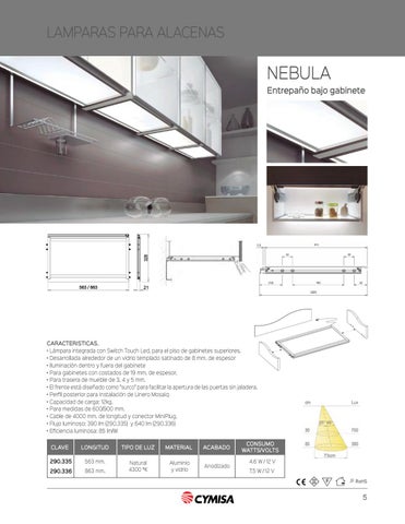 cymisa 灯饰目录 Iluminación, 德文 CYMISA. 第 5 页