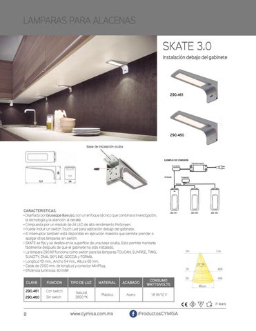 cymisa 灯饰目录 Iluminación, 德文 CYMISA. 第 8 页