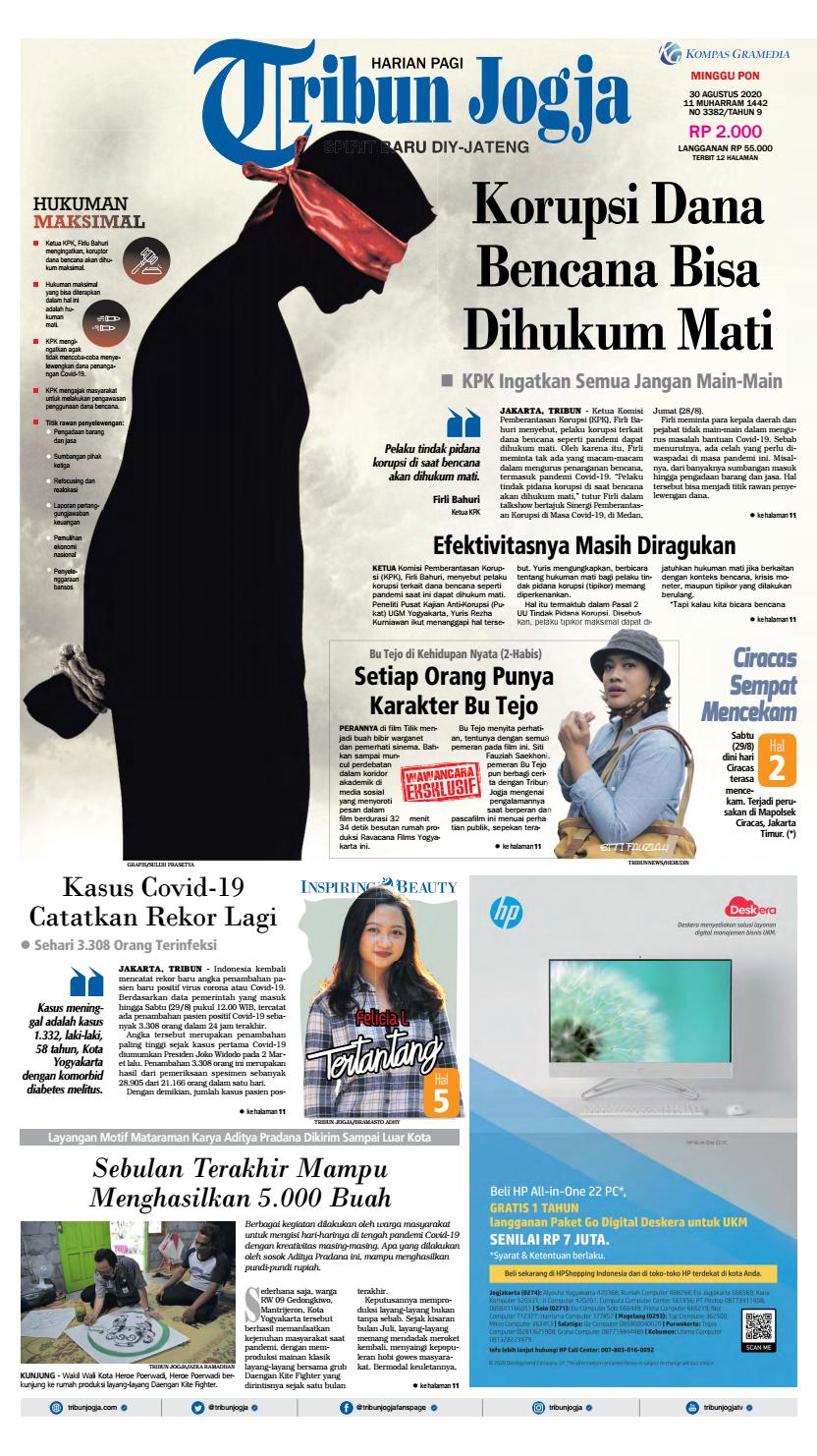 Tribun Jogja 30 08 2020 By Tribun Jogja Issuu<script async src=