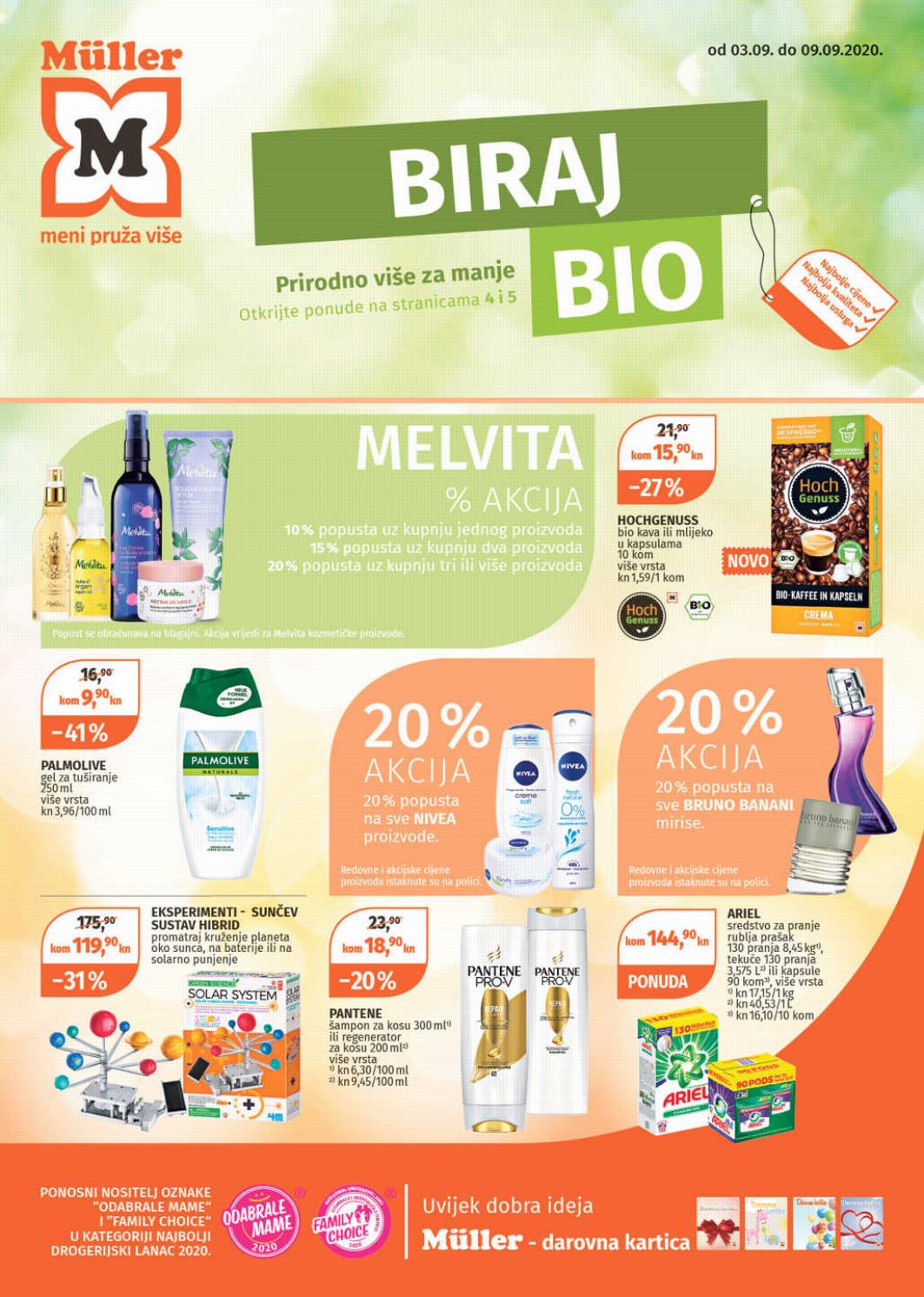  Muller katalog Drogerija katalog od 03.-06.09.2020.. by Catalog.hr - Issuu 