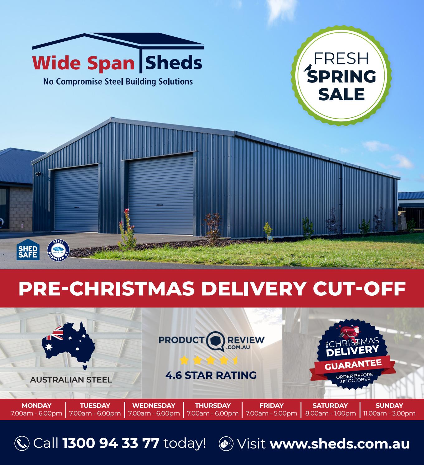 Wide Span Sheds Catalogue Cyclonic Region by Wide Span Shed Pty Ltd