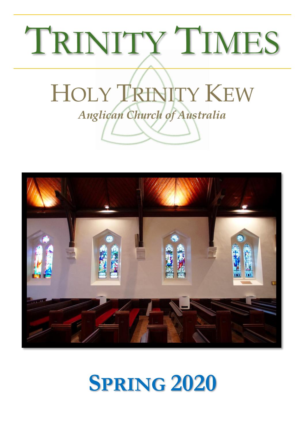 Trinity times spring 2020 by Holy Trinity - Issuu
