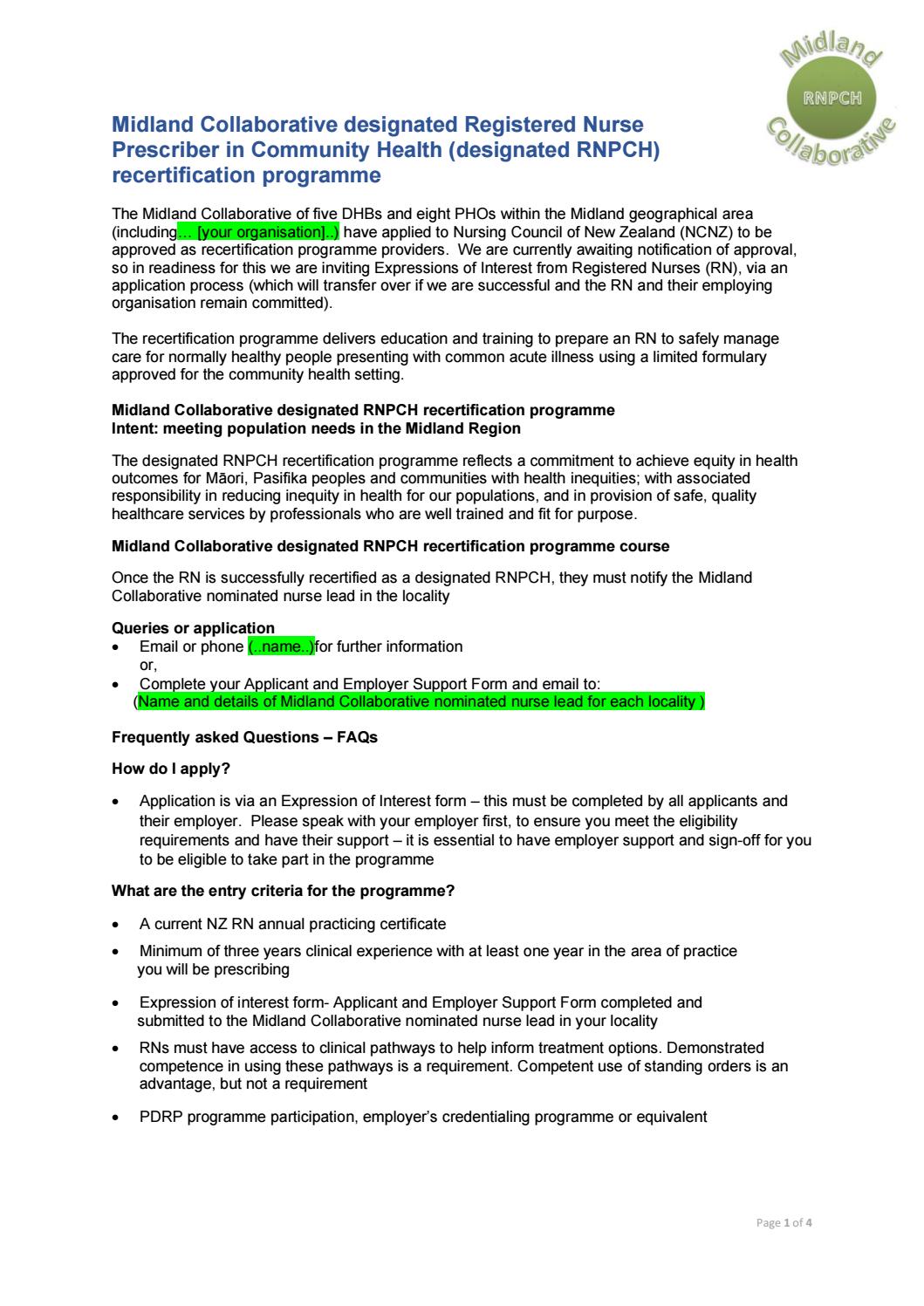 Communication Faq Midland Collabdesignated Rn Prescriber Community Health By Wbop Pho Issuu