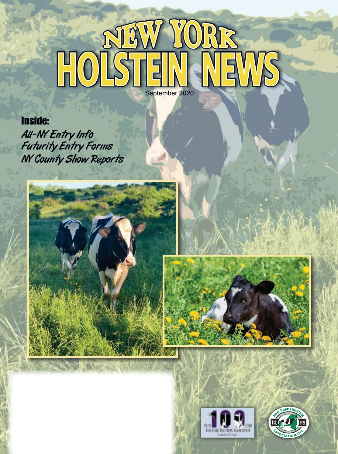 New York Holstein News September Issue by Dairy Agenda Today Issuu