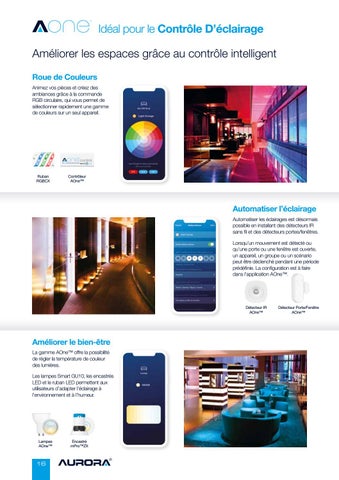 Aurora Lighting 灯饰目录 · Distribution 2020 - 法国 第 18 页