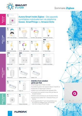 Aurora Lighting 灯饰目录 · Distribution 2020 - 法国 第 6 页