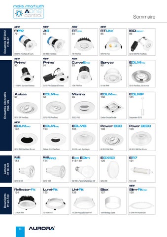 Aurora Lighting 灯饰目录 · Distribution 2020 - 法国 第 8 页