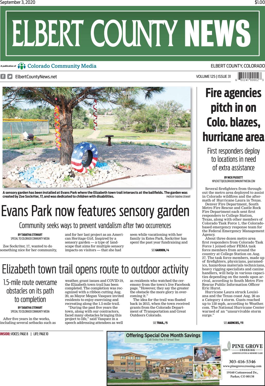 Elbert County News 0903 by Colorado Community Media Issuu