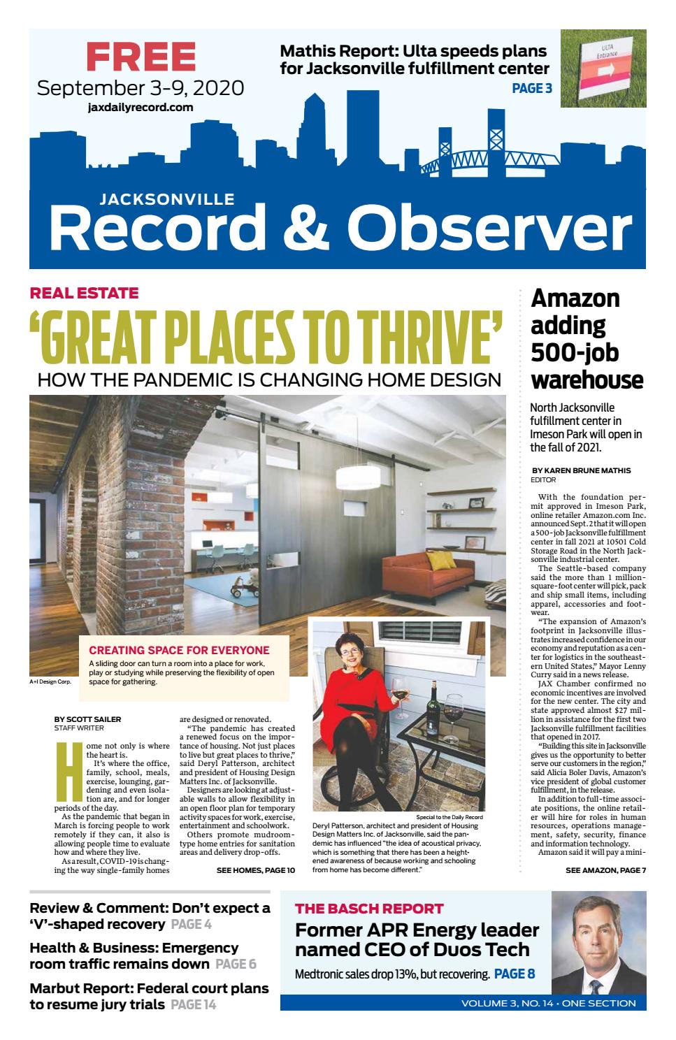 Jacksonville Record Observer 9 3 20 By Daily Record Observer Llc Issuu