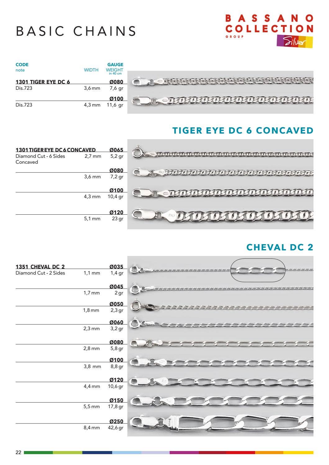 Bassano Collection Group - Silver Chains Catalogue 2020 by Bassano ...