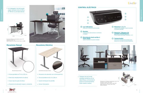 MERCADO INTEGRAL 家具目录 · CATALOGO MOBILIARIO 德文 OFICINA 第 10 页