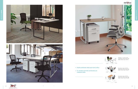 MERCADO INTEGRAL 家具目录 · CATALOGO MOBILIARIO 德文 OFICINA 第 15 页