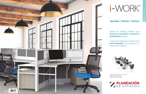 MERCADO INTEGRAL 家具目录 · CATALOGO MOBILIARIO 德文 OFICINA 第 18 页