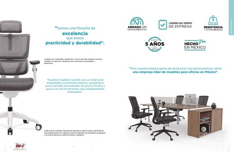 MERCADO INTEGRAL 家具目录 · CATALOGO MOBILIARIO 德文 OFICINA 第 2 页