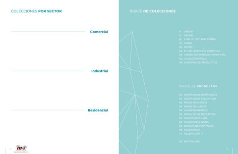 MERCADO INTEGRAL 家具目录 · CATALOGO MOBILIARIO 德文 OFICINA 第 3 页
