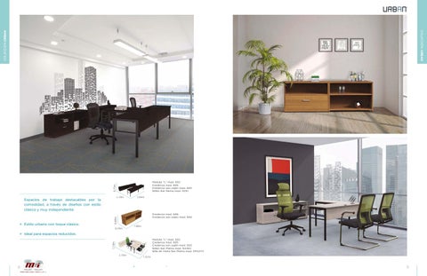 MERCADO INTEGRAL 家具目录 · CATALOGO MOBILIARIO 德文 OFICINA 第 5 页