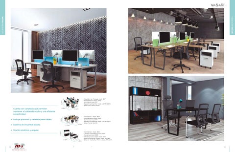 MERCADO INTEGRAL 家具目录 · CATALOGO MOBILIARIO 德文 OFICINA 第 8 页