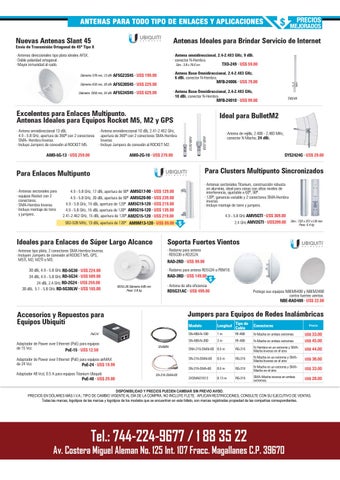 CATALOGO REDES INALÁMBRICAS - MIB 第 16 页