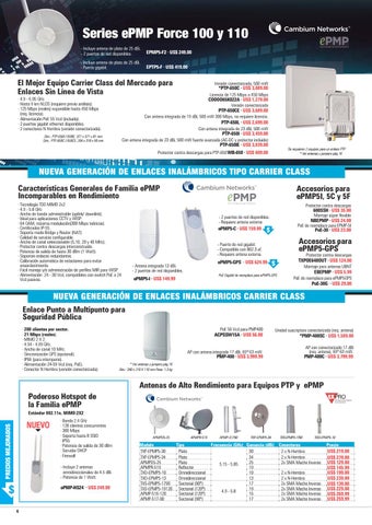 CATALOGO REDES INALÁMBRICAS - MIB 第 6 页