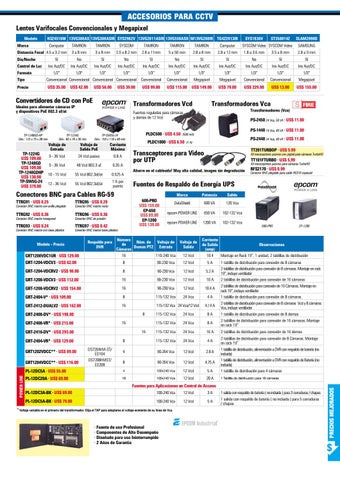 家具目录 2 CIRCUITO CERRADO TV, EQUIPO LOCALIZADOR VEHICULAR, MOTO, CAMARAS OCULTAS 第 19 页