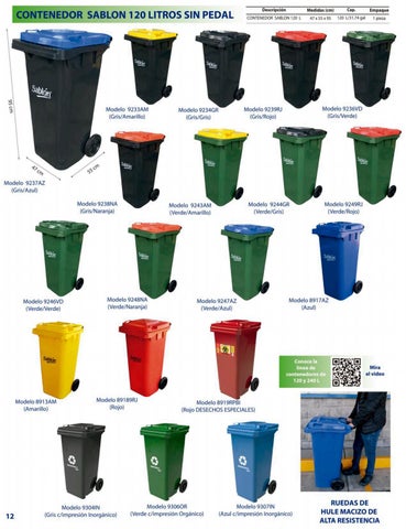 CATALOGO CONTENEDORES 德文 BASURA PLASTICO - MIB 第 16 页