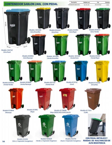 CATALOGO CONTENEDORES 德文 BASURA PLASTICO - MIB 第 18 页