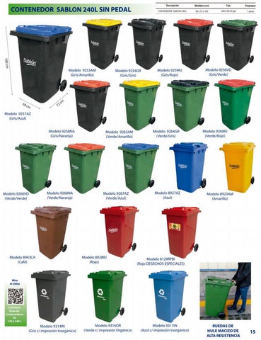 CATALOGO CONTENEDORES 德文 BASURA PLASTICO - MIB 第 19 页