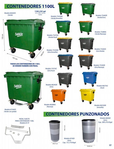 CATALOGO CONTENEDORES 德文 BASURA PLASTICO - MIB 第 21 页