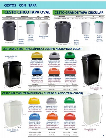CATALOGO CONTENEDORES 德文 BASURA PLASTICO - MIB 第 9 页