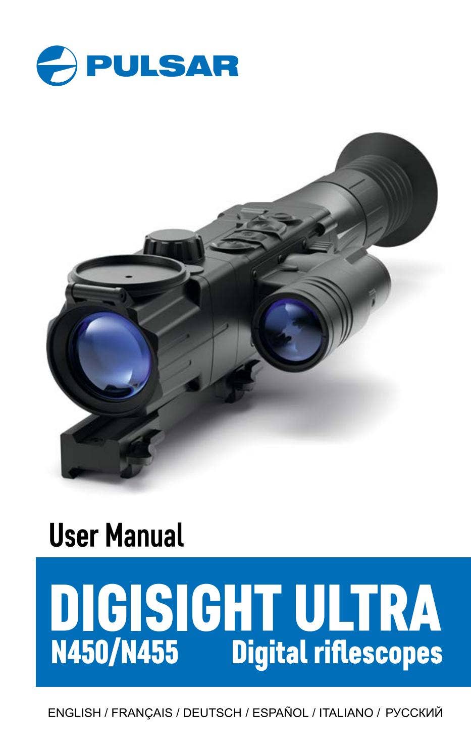 DIGISIGHT ULTRA N450/N455 Digital Night Vision Riflescopes | User