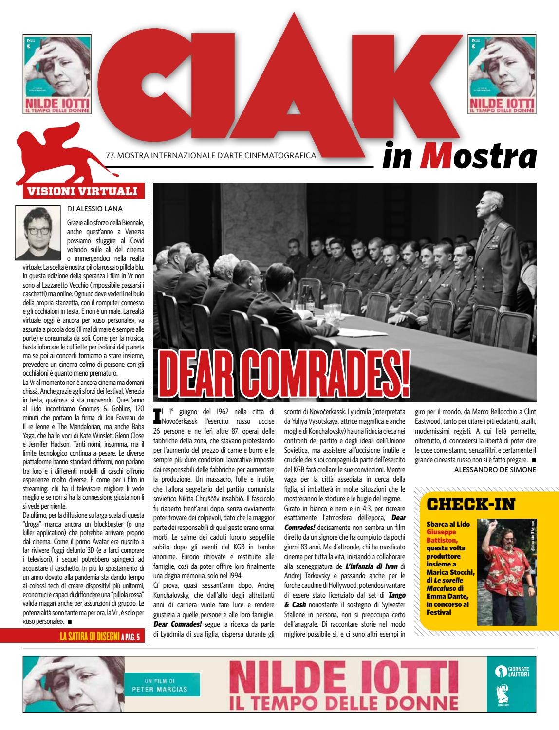 Daily 6 7sett2020 Ciak Venews2 By Venezia News Issuu