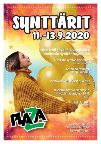 Cover of "Plaza-lehti 4/2020"