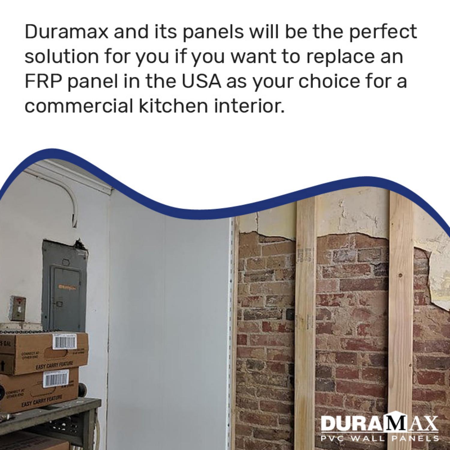 Choose the Commercial Kitchen Wall Panels in USA of Duramax for