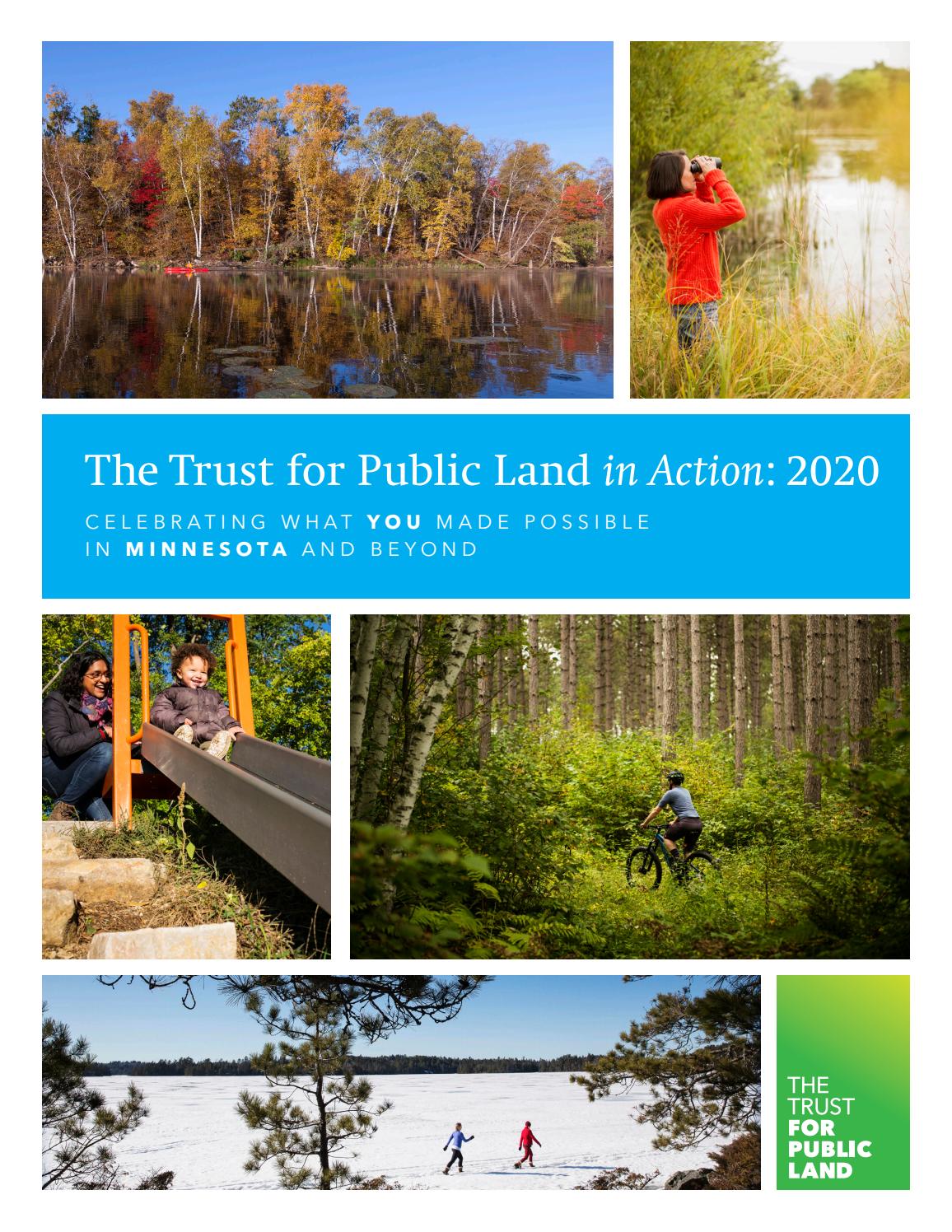 MINNESOTA The Trust for Public Land in Action 2020 by Trust for