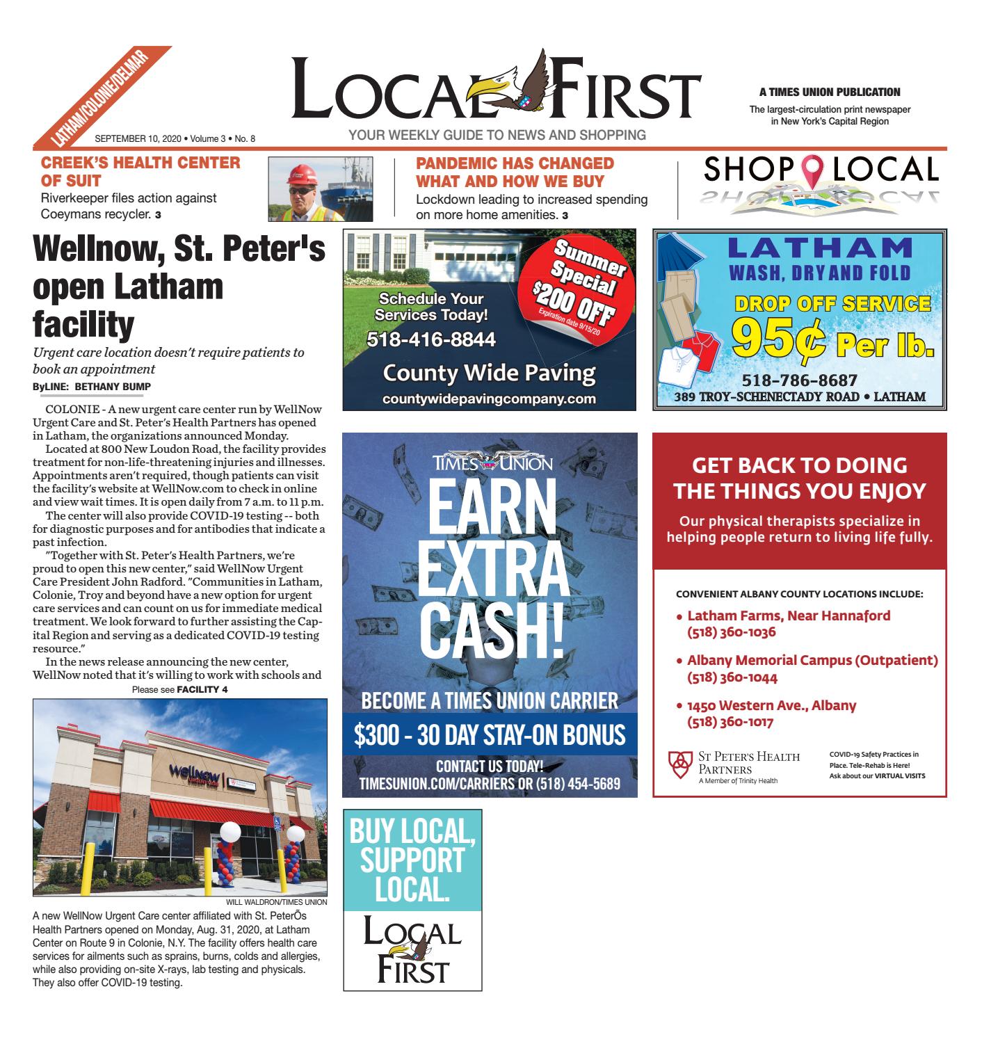 Local First Latham Colonie Delmar 091020 By Capital Region Weekly Newspapers Issuu