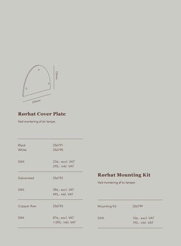 RØRHAT 灯饰手册 2020-2021 第 15 页